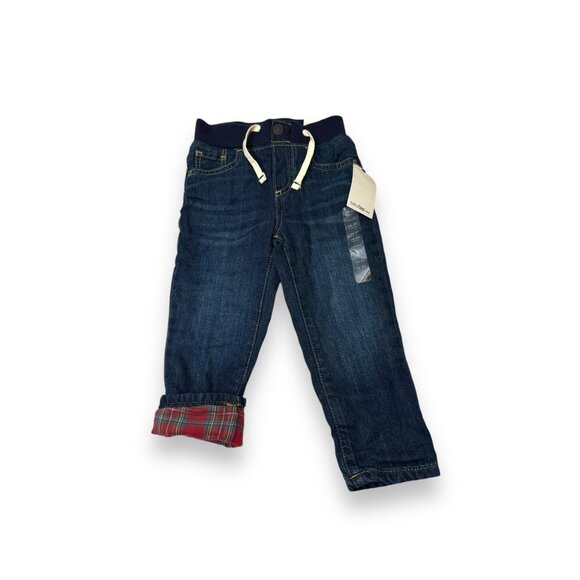 Baby Gap 18-24 months Indigo Denim Lined Jeans new with Tags - Picture 1 of 8